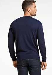 Lindbergh Strickpullover Dunkelblau/Blau