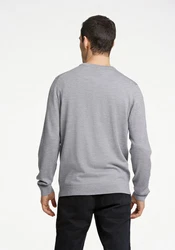 Lindbergh Strickpullover Grau/Hellgrau
