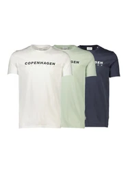 LINDBERGH T-Shirt Grün/Blau/Khaki/Braun/Hellgrün/Türkis