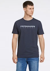 LINDBERGH T-Shirt Grün/Blau/Khaki/Braun/Hellgrün/Türkis