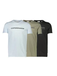 LINDBERGH T-Shirt Dunkelgrün/Khaki/Grün