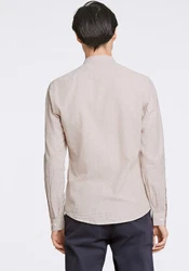 LINDBERGH Leinenhemd Beige/Khaki/Braun