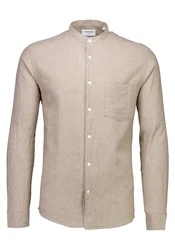 LINDBERGH Leinenhemd Khaki/Beige/Weiß/Braun