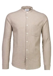 LINDBERGH Leinenhemd Khaki/Beige/Weiß/Braun