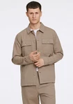 LINDBERGH Hemdjacke Oberhemd Braun/Khaki/Beige