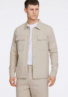 LINDBERGH Hemdjacke Oberhemd Khaki/Beige/Braun