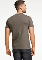 LINDBERGH T-Shirt Khaki/Grau/Braun/Dunkelgrün