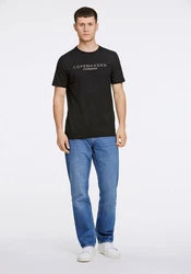LINDBERGH T-Shirt Schwarz/Braun
