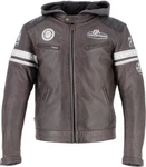 Helstons Motorradjacke Riposte Grau/Dunkelbraun/Braun