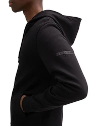 TOM TAILOR Sweatshirt Schwarz