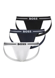 Hftslip Jockstrap 3P Bold (Packung, 3-St., 3er) mit Schriftzug
