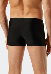 Schiesser Badeshorts Beach Shorts Komfort Schwarz/Creme