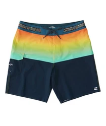 Billabong Badeshorts Fifty50 Pro Mischfarben/Dunkelblau/Gelb