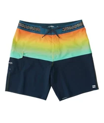 Billabong Badeshorts Fifty50 Pro Mischfarben/Dunkelblau/Gelb