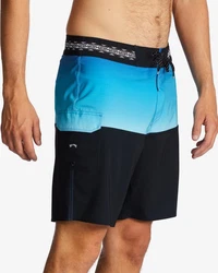 Billabong Badeshorts Fifty50 Pro Blau/Mischfarben/Beige/Schwarz