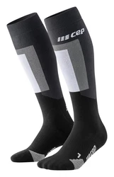 CEP Skisocken Thermo v3 Schwarz/Dunkelgrau