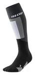 CEP Skisocken Thermo v3 Schwarz/Dunkelgrau