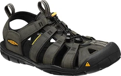 Keen Clearwater Leather CNX Outdoorsandale Dunkelbraun/Schwarz/Grau/Grün/Braun/Dunkelgrau/Dunkelgrün