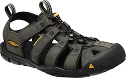 Keen Clearwater Leather CNX Outdoorsandale Dunkelbraun/Schwarz/Grau/Grün/Braun/Dunkelgrau/Dunkelgrün