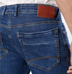MAC Jeans Ben (1-tlg) Blau/Dunkelblau/Lila