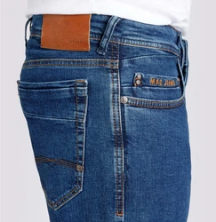 MAC Jeans Ben (1-tlg) Blau/Dunkelblau/Lila