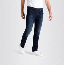 MAC 5-Pocket Jeans Arne Pipe Dunkelblau/Lila/Blau