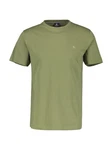 LERROS T-Shirt Logoprägung an der Brust Dunkelgrün/Grün/Khaki