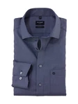 OLYMP Businesshemd Luxor modern fit Dunkelblau/Grau