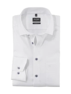 OLYMP Businesshemd Luxor modern fit Creme/Weiß