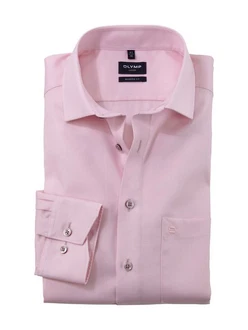 OLYMP Businesshemd Luxor modern fit Rosa/Lila