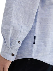 TOM TAILOR Hemd Grau/Dunkelblau/Hellblau