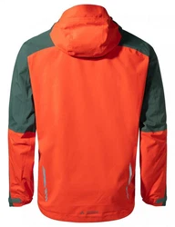 VAUDE Outdoorjacke Mens Moab Rain Jacket Orange/Grün