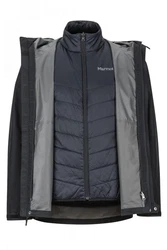 Marmot Anorak Winterjacke Minimalist (1-St) Dunkelblau/Dunkelgrau/Schwarz/Grau/Rot