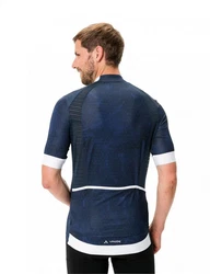 VAUDE Kurzarmshirt Mens Furka Full-zip Tricot Herren Dunkelblau/Blau/Pastell