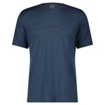 Scott Kurzarmshirt M Defined Merino S/sl Shirt Herren Dunkelblau/Blau/Hellblau
