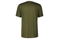 Scott Kurzarmshirt M Defined Merino S/sl Shirt Herren Dunkelgrün