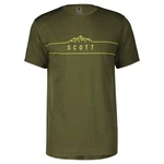 Scott Kurzarmshirt M Defined Merino S/sl Shirt Herren Dunkelgrün