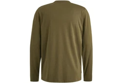 PME LEGEND Langarmshirt Dunkelgrün/Khaki