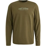PME LEGEND Langarmshirt Dunkelgrün/Khaki