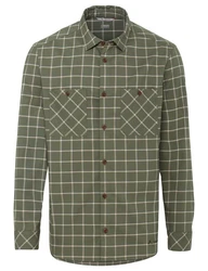 VAUDE Langarmhemd Mens Jerpen Long-sleeve Shirt Dunkelgrün/Grün