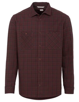 VAUDE Langarmhemd Mens Jerpen Long-sleeve Shirt Dunkelrot/Bordeaux/Rot/Braun