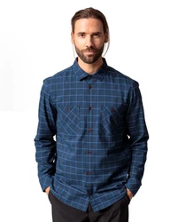 VAUDE Langarmhemd Mens Jerpen Long-sleeve Shirt Dunkelblau/Blau/Hellblau