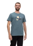 Ragwear Kurzarmshirt Blau/Grau