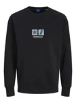 Jack & Jones Sweatshirt JORPORTLAND Schwarz