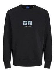 Jack & Jones Sweatshirt JORPORTLAND Schwarz