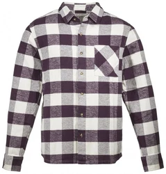Dolomite Langarmhemd Flanell Check Shirt Lila/Dunkelblau/Bordeaux
