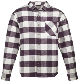 Dolomite Langarmhemd Flanell Check Shirt Lila/Dunkelblau/Bordeaux