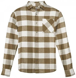 Dolomite Langarmhemd Flanell Check Shirt Braun/Khaki/Beige