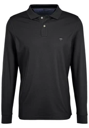 FYNCH-HATTON Langarmshirt Polo Dunkelgrau/Schwarz/Grau/Beige