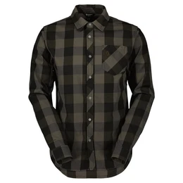 Langarmhemd M Trail Flow Check L/sl Shirt Herren